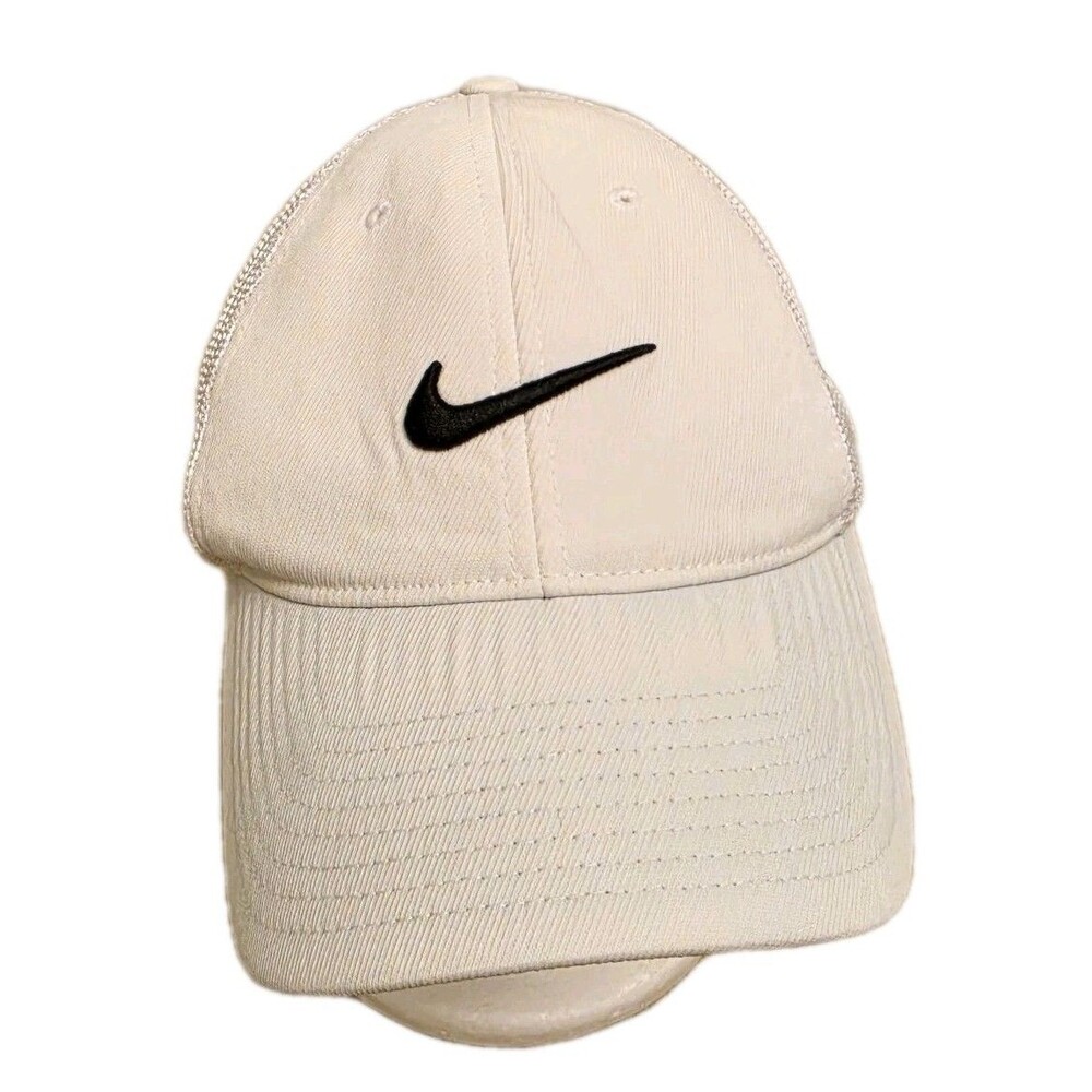 Nike Golf Flex Fit Baseball Hat Cap Embroidered Vr 20xi White Mesh Adult LG/XL
